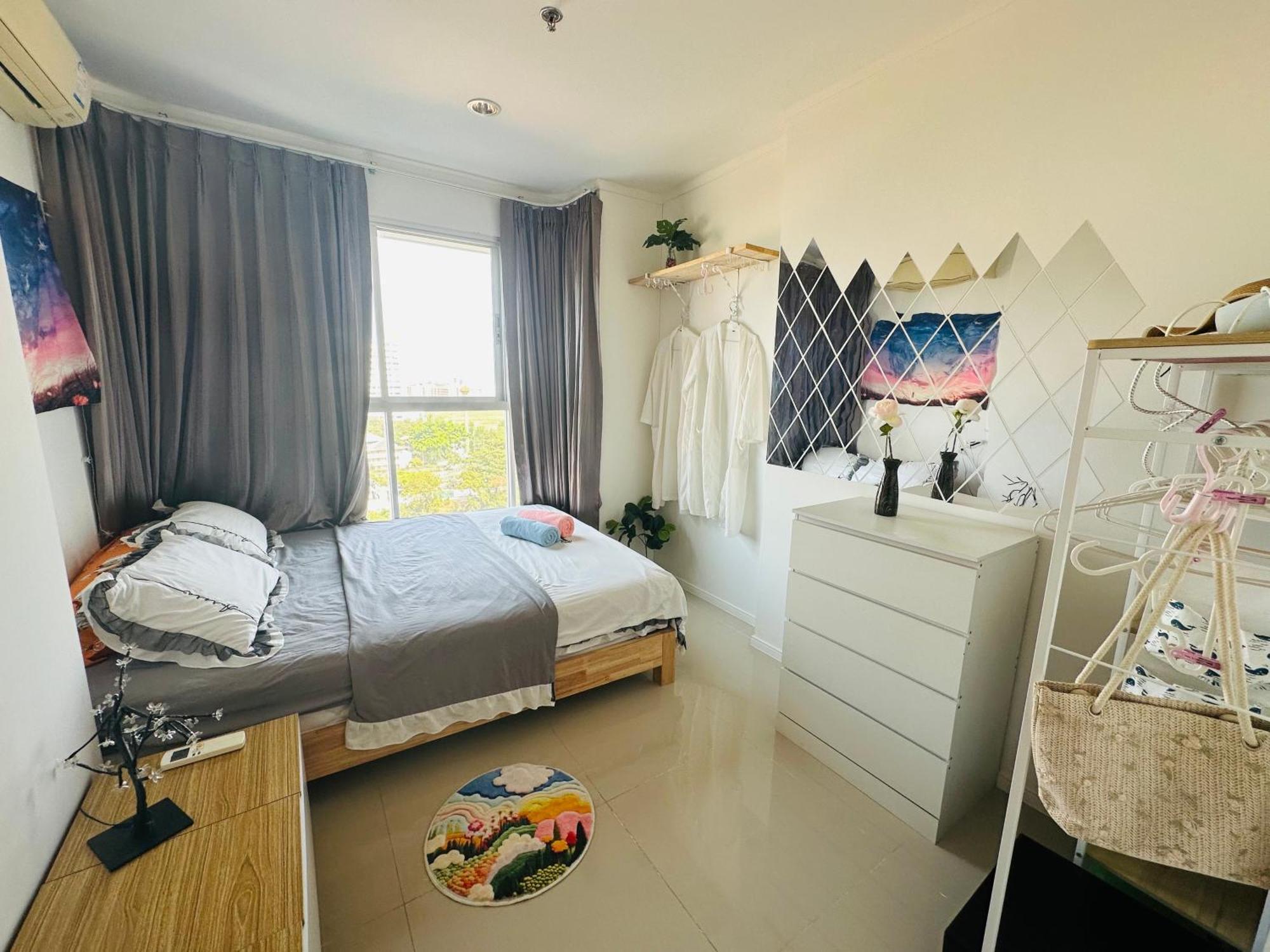 Seaview Beach Room Lumpini-Pool And Gym Face To Ocean Pantai Jomtien Bagian luar foto